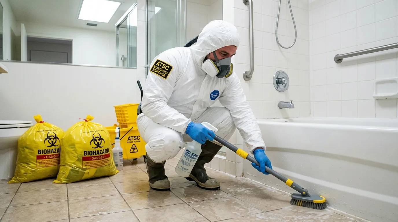 Decontamination equipment deployed for Blood Cleanup in Brushy Creek